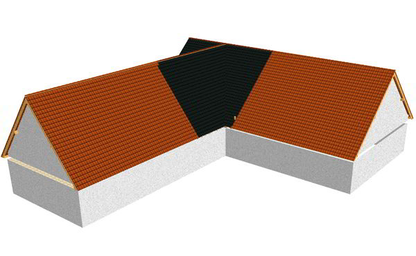 Bauberatung Franz - 3D Modell eines Dachstuhls 1